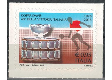 ITALIA 2016 Coppa Davis MNH**