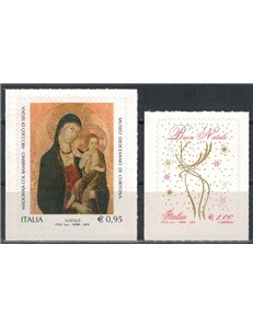 ITALIA 2016 Natale 2v MNH**