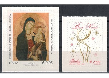 ITALY 2016 Christmas 2v MNH**