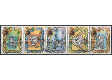 ITALIA 1993 Cornello dei Tasso 5v da LB (striscia) us