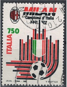 ITALIA 1992 Milan campione d'Italia us