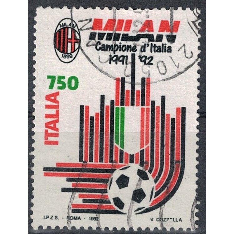 ITALIA 1992 Milan campione d'Italia us