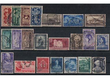 ITALY 1949 Complete Year 22v us