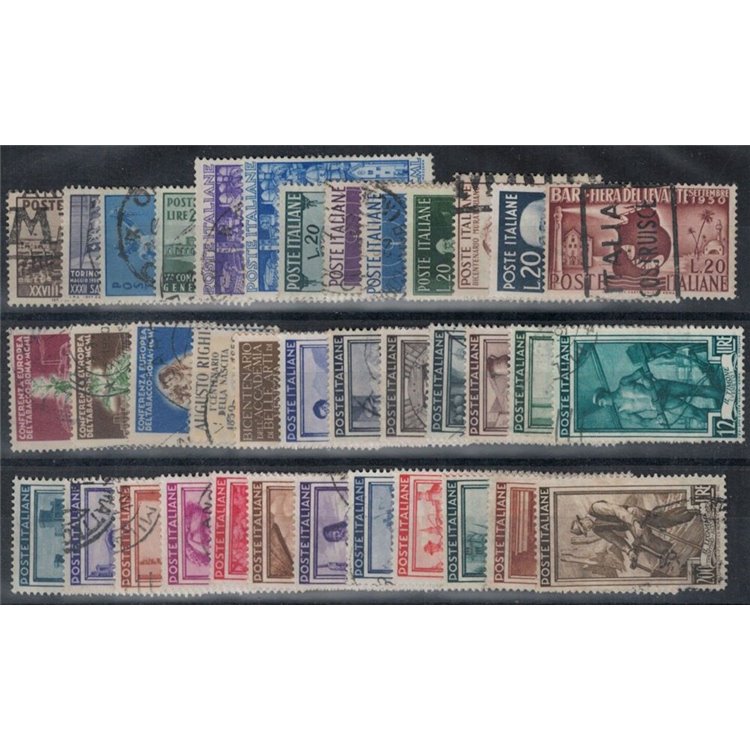 ITALY 1950 Complete Year 37v us