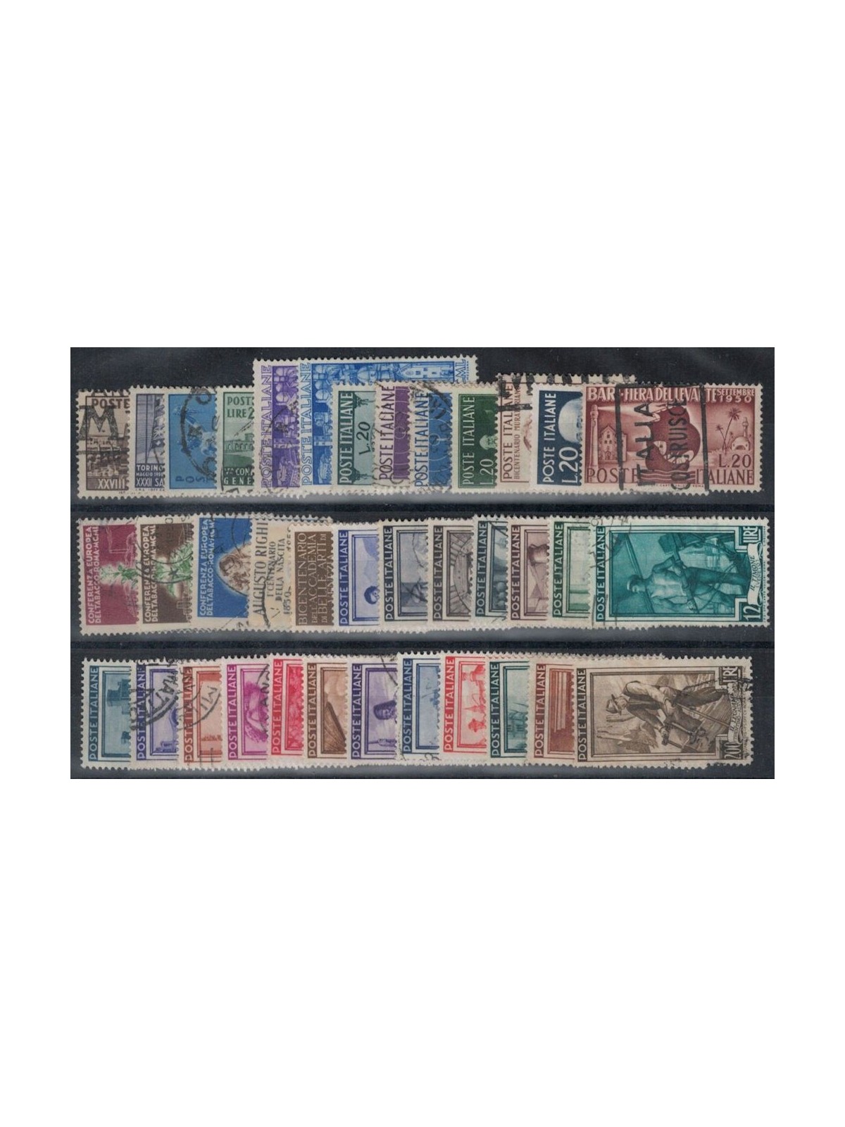 ITALY 1950 Complete Year 37v us