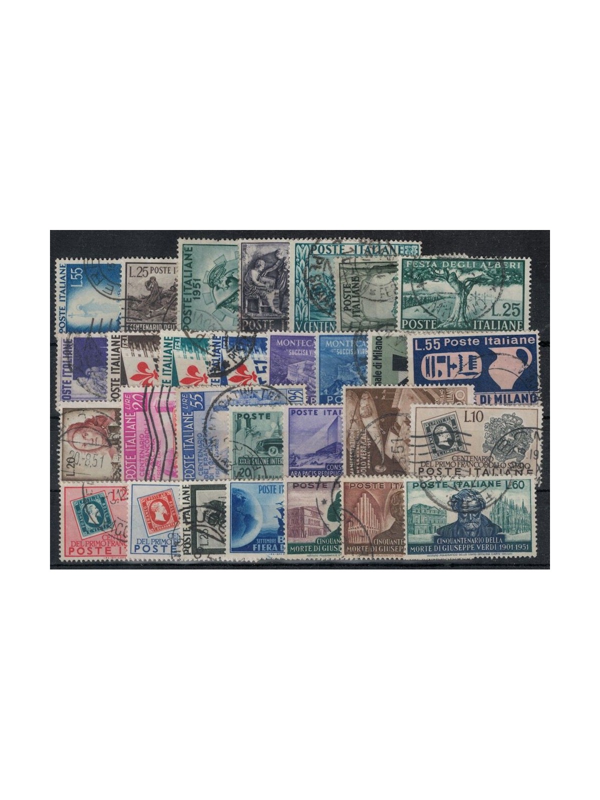 ITALIA 1951 Annata Completa 29v us