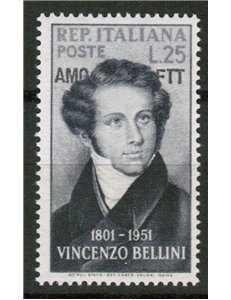 TRIESTE A 1952 Vincenzo Bellini MNH**