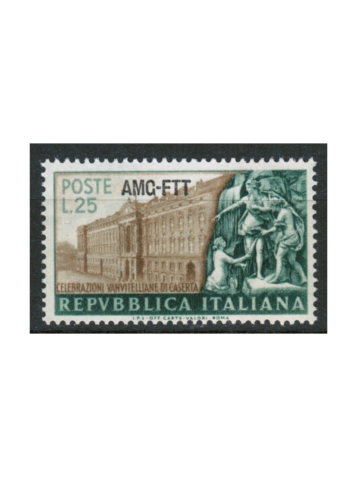 TRIESTE A 1952 Reggia di Caserta MNH**