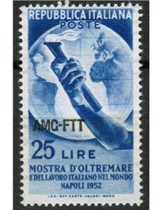 TRIESTE A 1952 Overseas Exhibition MNH**