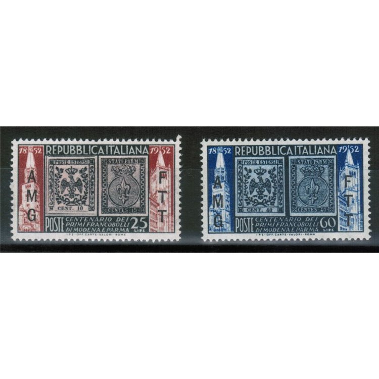TRIESTE AT 1952 Modena and Parma 2v MNH**