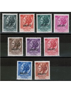TRIESTE A 1953-54 Siracusana 9v MNH**