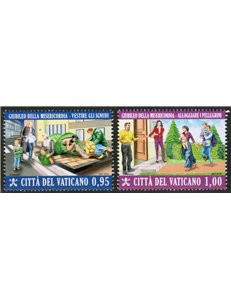 VATICANO 2016 Giubileo della misericordia 2ª emissione 2v MNH**