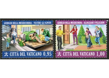 VATICAN 2016 Jubilee of Mercy 2nd issue 2v MNH**