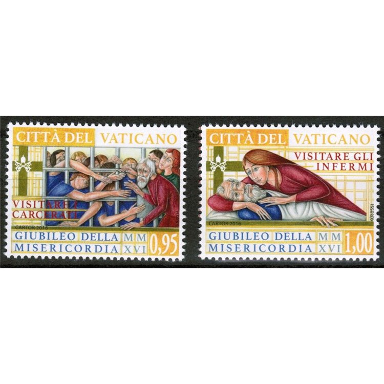 VATICAN 2016 Jubilee of Mercy 3rd issue 2v MNH**