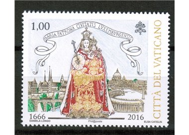 VATICANO 2016 Elezione della Vergine Maria MNH**