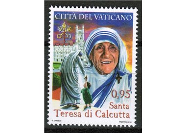 VATICANO 2016 Canonizzazione di Madre Teresa MNH**