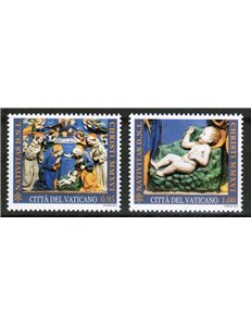 VATICAN 2016 Christmas 2v MNH**