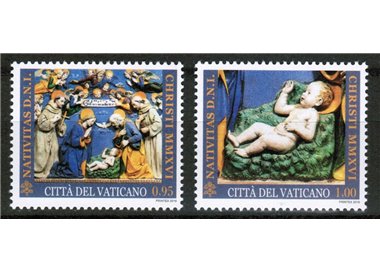 VATICANO 2016 Natale 2v MNH**
