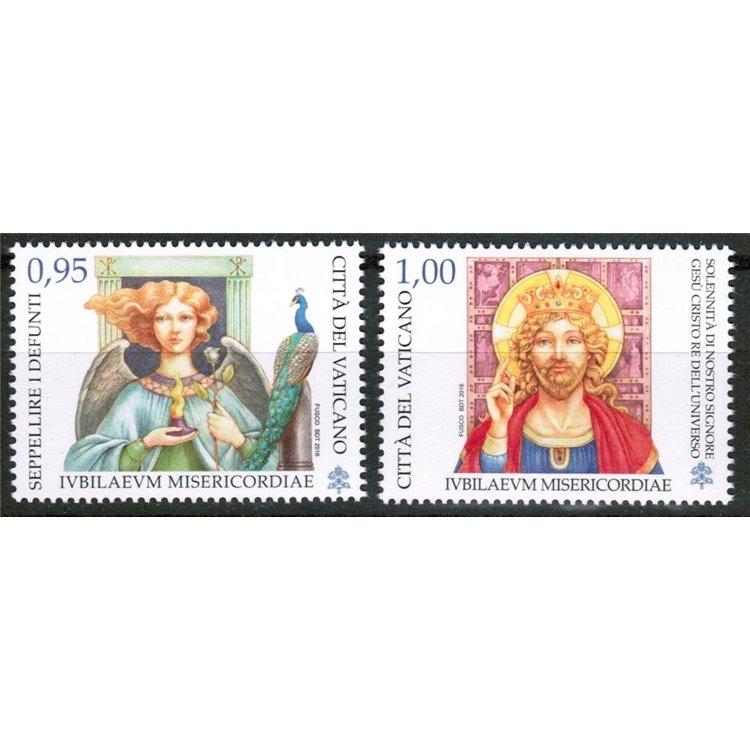 VATICANO 2016 Giubileo della misericordia 4ª emissione 2v MNH**