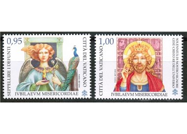 VATICANO 2016 Giubileo della misericordia 4ª emissione 2v MNH**