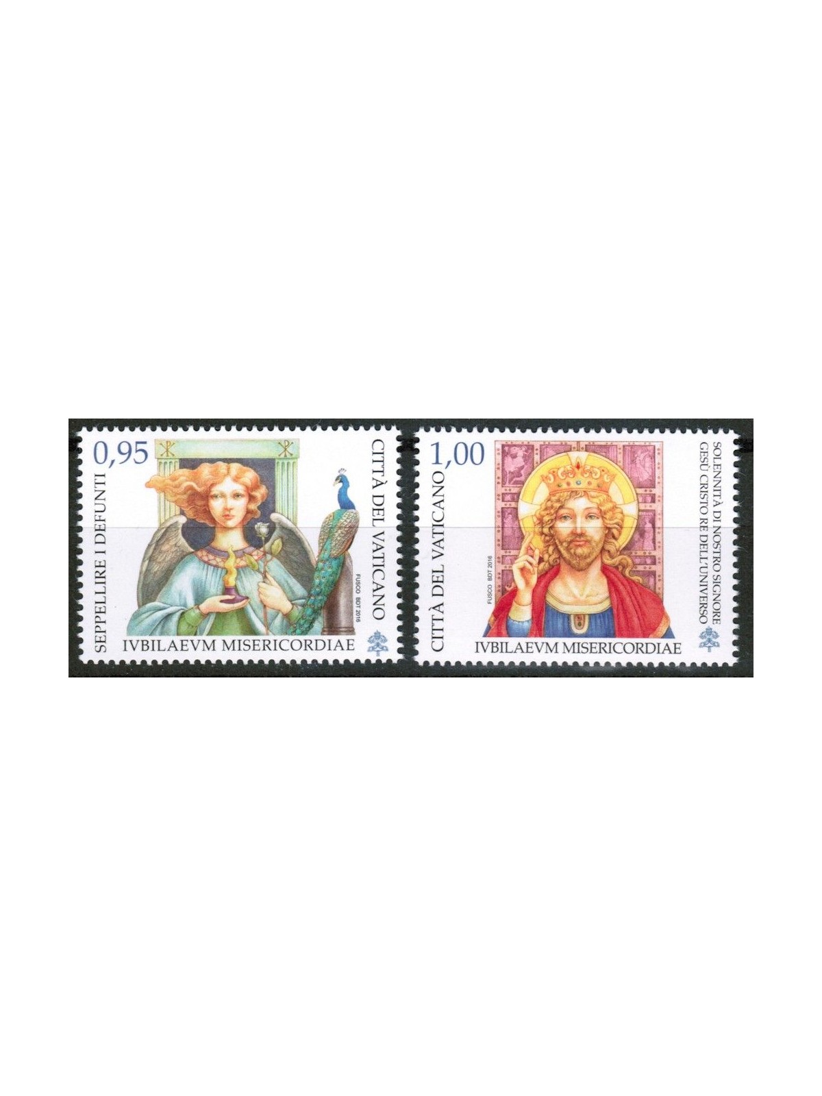 VATICAN 2016 Jubilee of Mercy 4th issue 2v MNH**