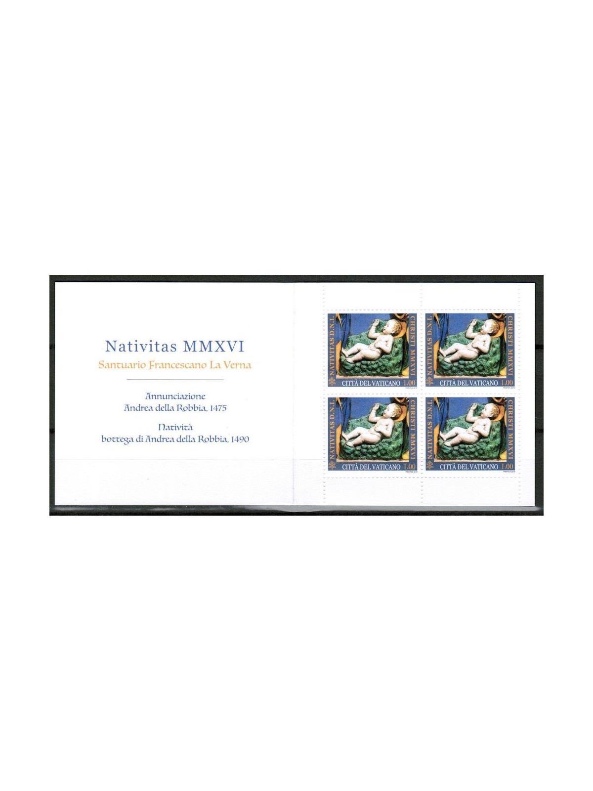 VATICANO 2016 Natale LB MNH**