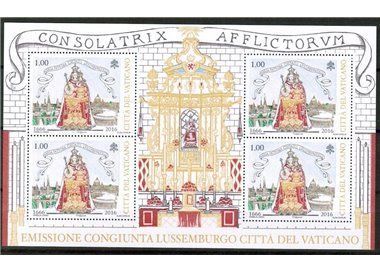 VATICAN 2016 Election of the Virgin Mary m/s MNH**