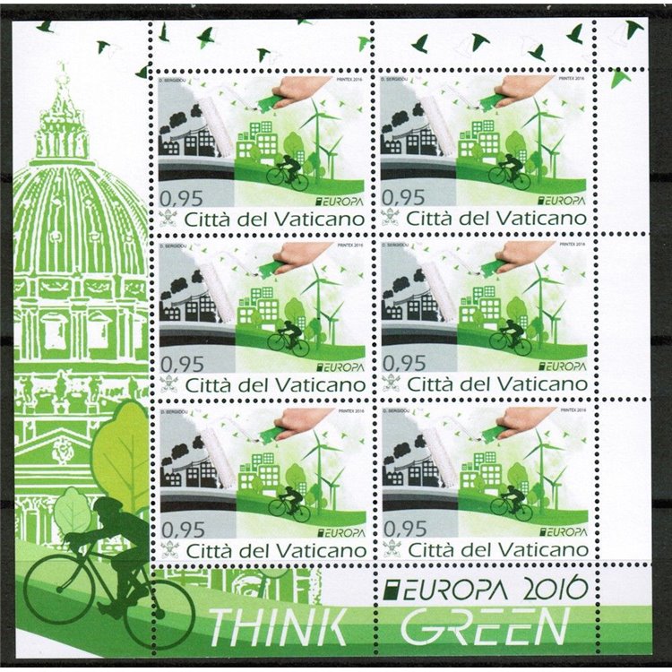 VATICANO 2016 Europa MF MNH**