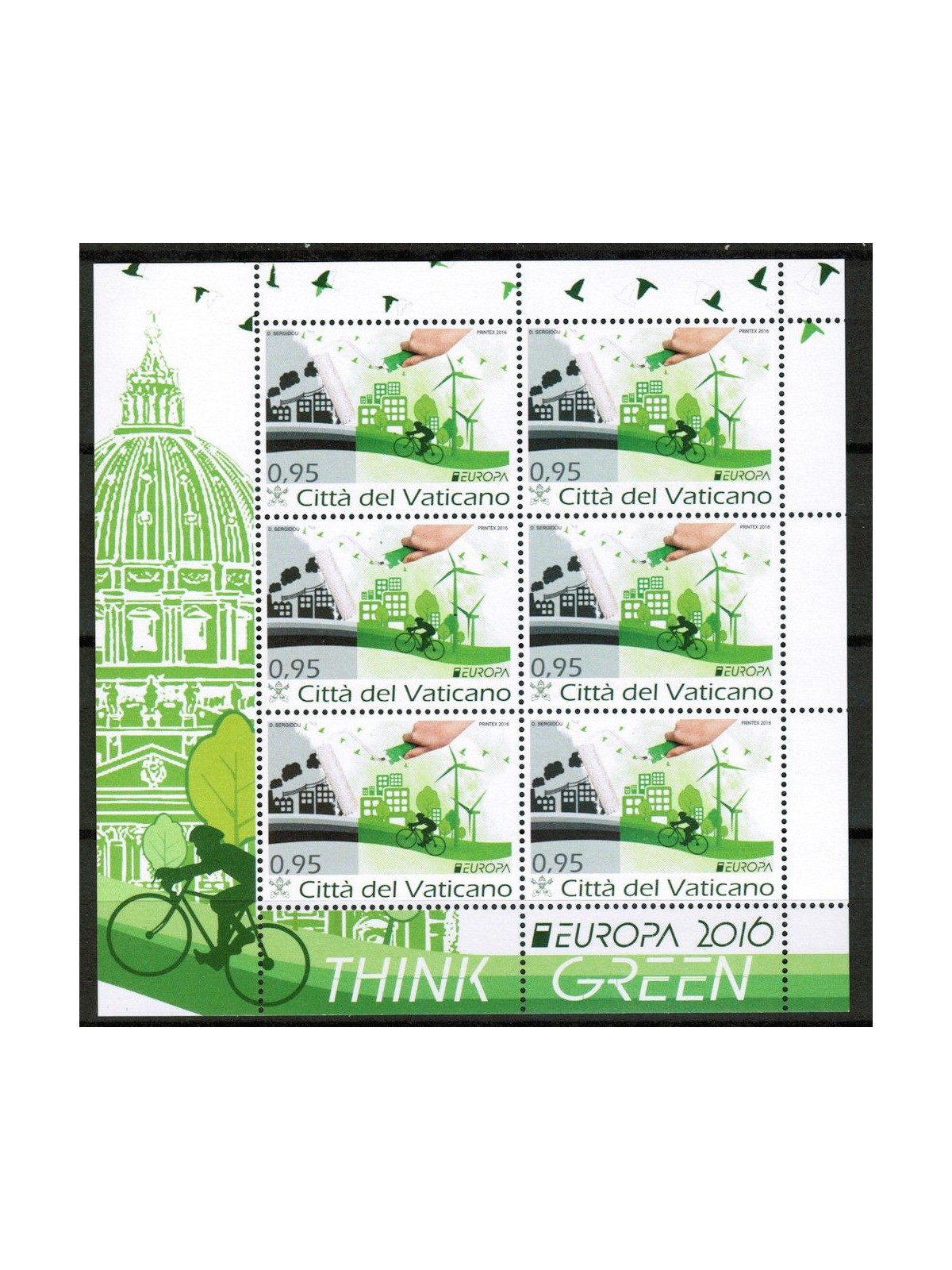VATICAN 2016 Europe m/s MNH**