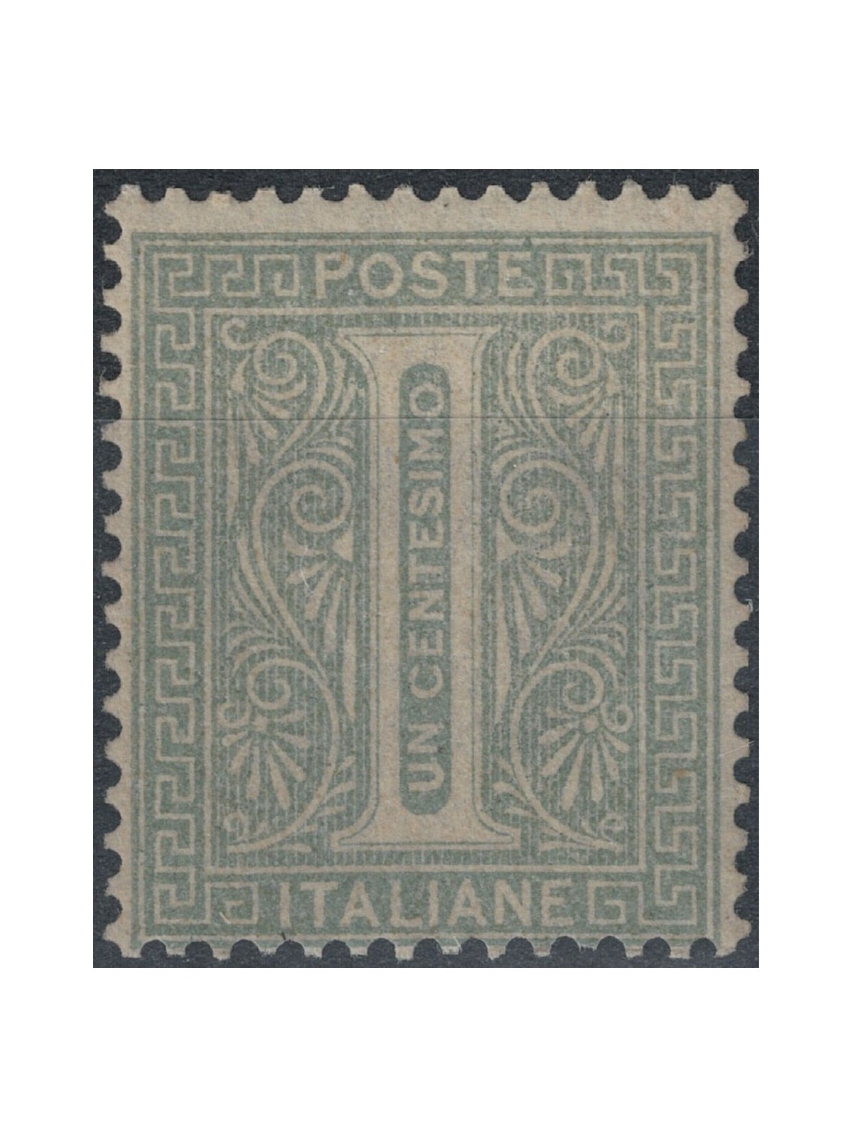 ITALY KINGDOM 1863 De La Rue 1c green (London) MH*