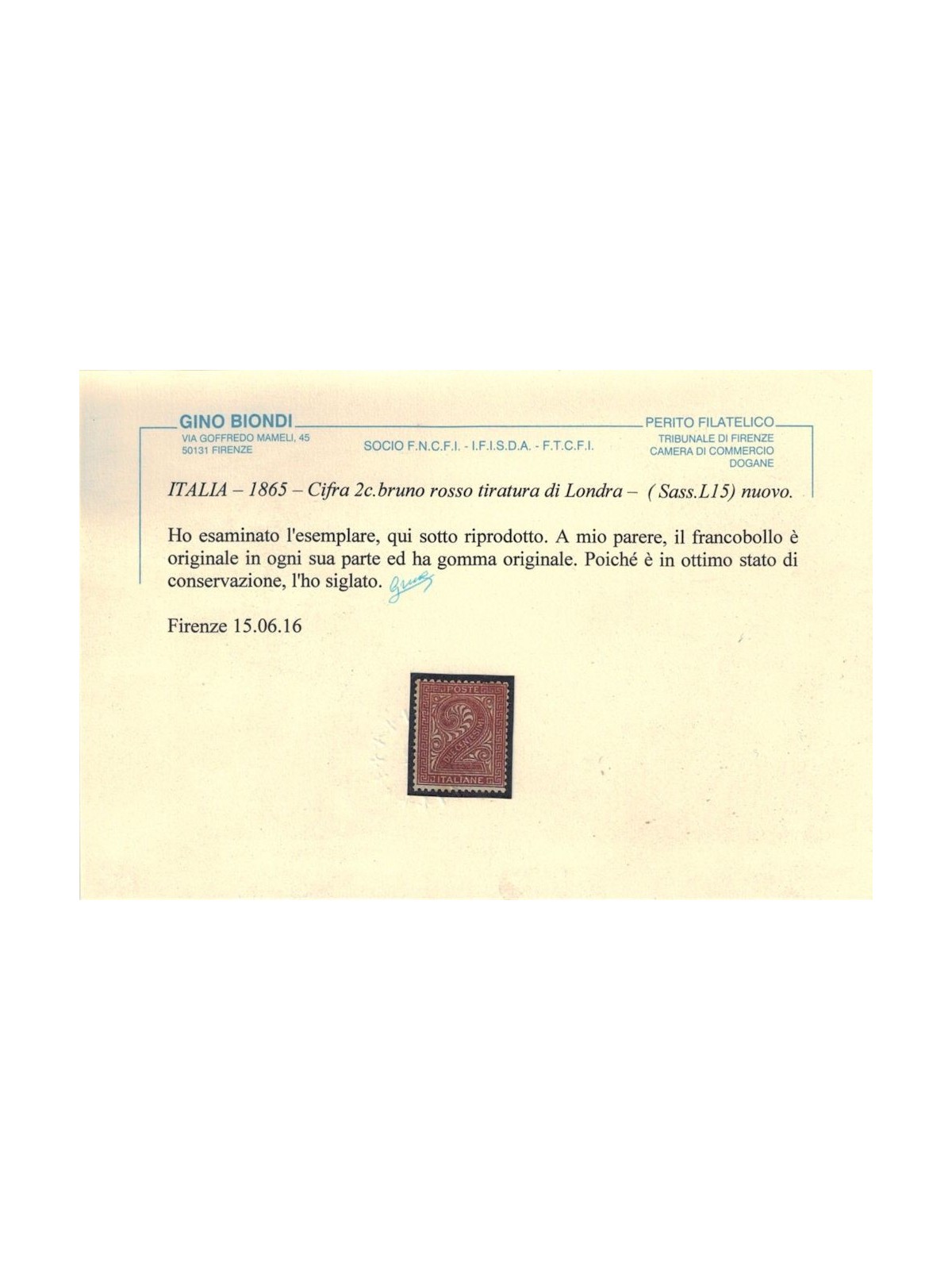 Livre Postale 'Regno D’Italia Storia Postale 1863' - Édition 1863 - Très Bon état