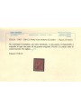 ITALIA REGNO 1863 De La Rue 2c mattone (Londra) MH* ©