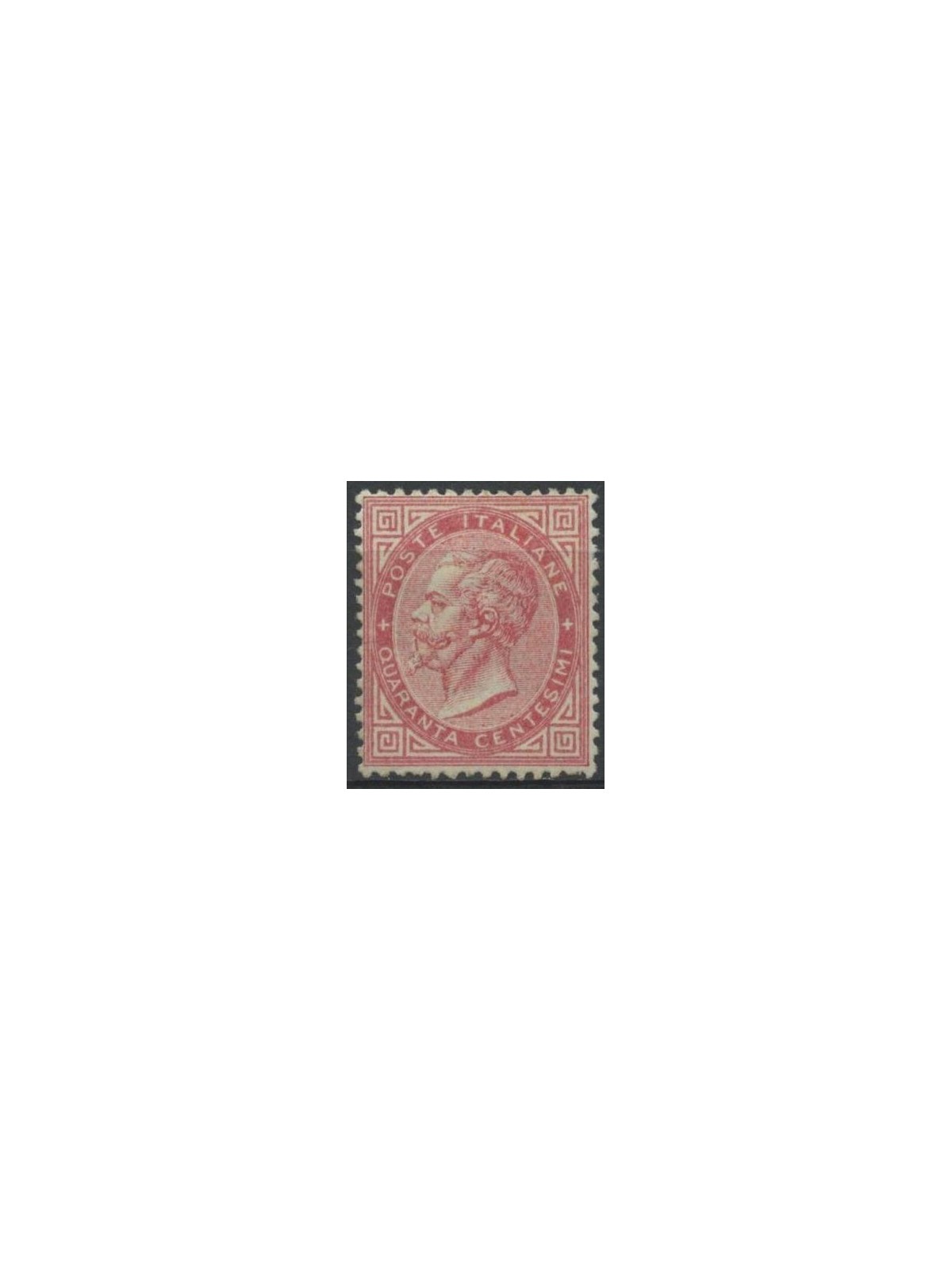 ITALY KINGDOM 1863 De La Rue 40c pink (London) MH*