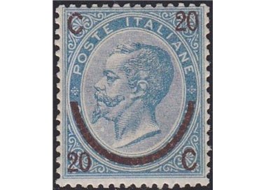 ITALY KINGDOM 1865 Provisional 20c on 15c 1st type MH*