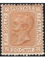 ITALIA REGNO 1877 De La Rue 20c ocra MH*