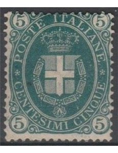 ITALY KINGDOM 1889 Umberto I 5c green MH*