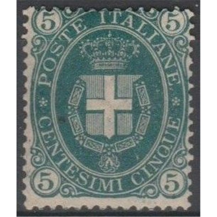 ITALY KINGDOM 1889 Umberto I 5c green MH*