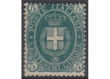 ITALY KINGDOM 1889 Umberto I 5c green MH*