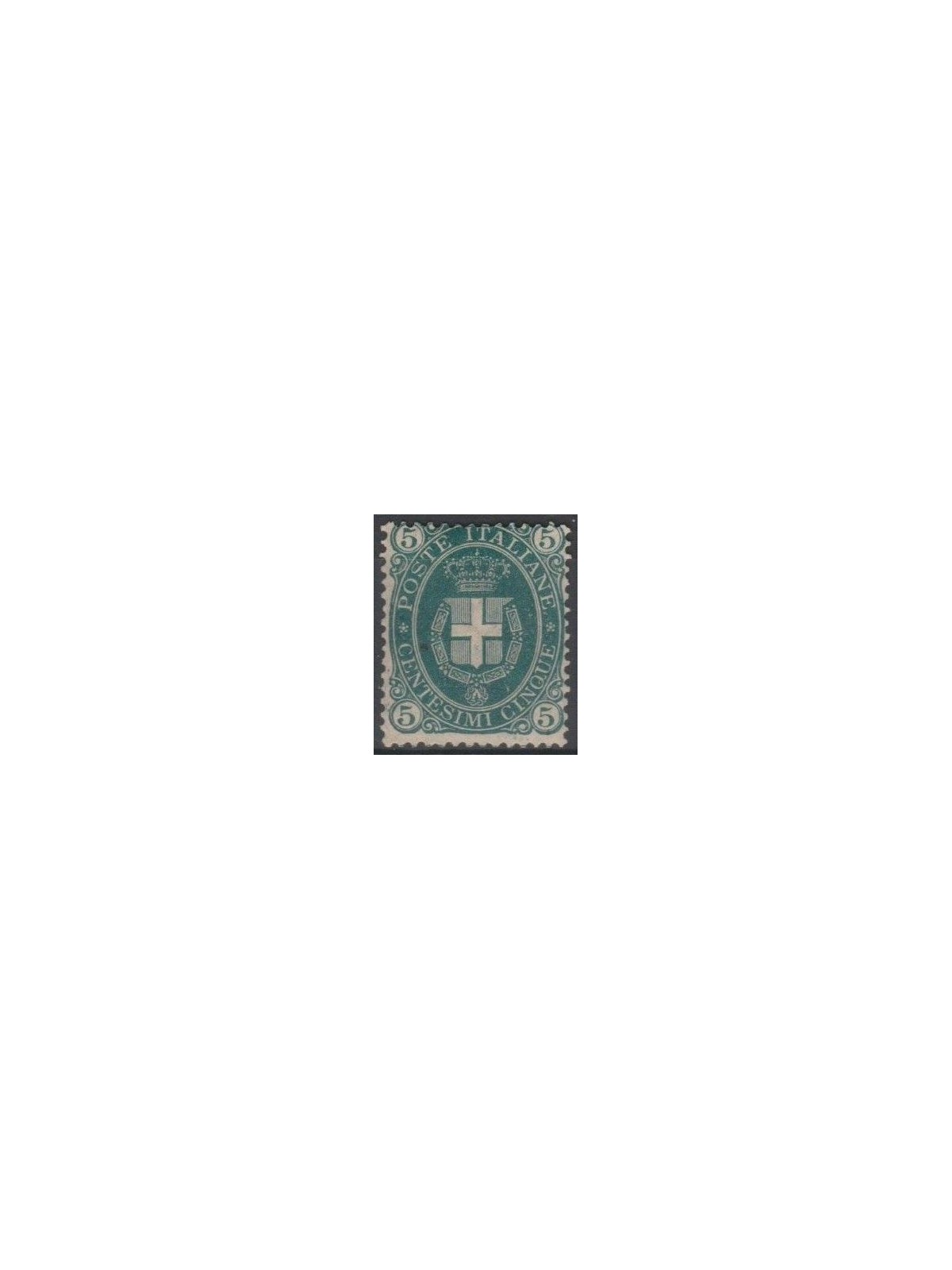 ITALY KINGDOM 1889 Umberto I 5c green MH*