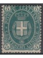 ITALY KINGDOM 1889 Umberto I 5c green MH*