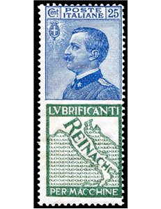 ITALIA REGNO 1924-25 Pubblicitari 25c (Reinach) MH*