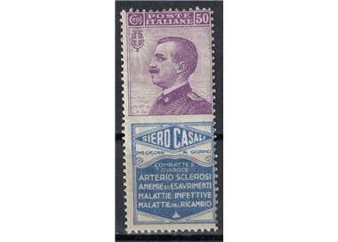 ITALIA REGNO 1924-25 Pubblicitari 50c (Siero Casali) MH*