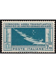ITALY KINGDOM 1930 Transatlantic Cruise MH*