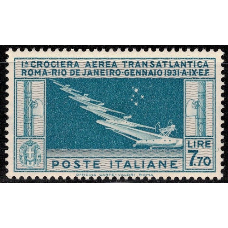 ITALY KINGDOM 1930 Transatlantic Cruise MH*