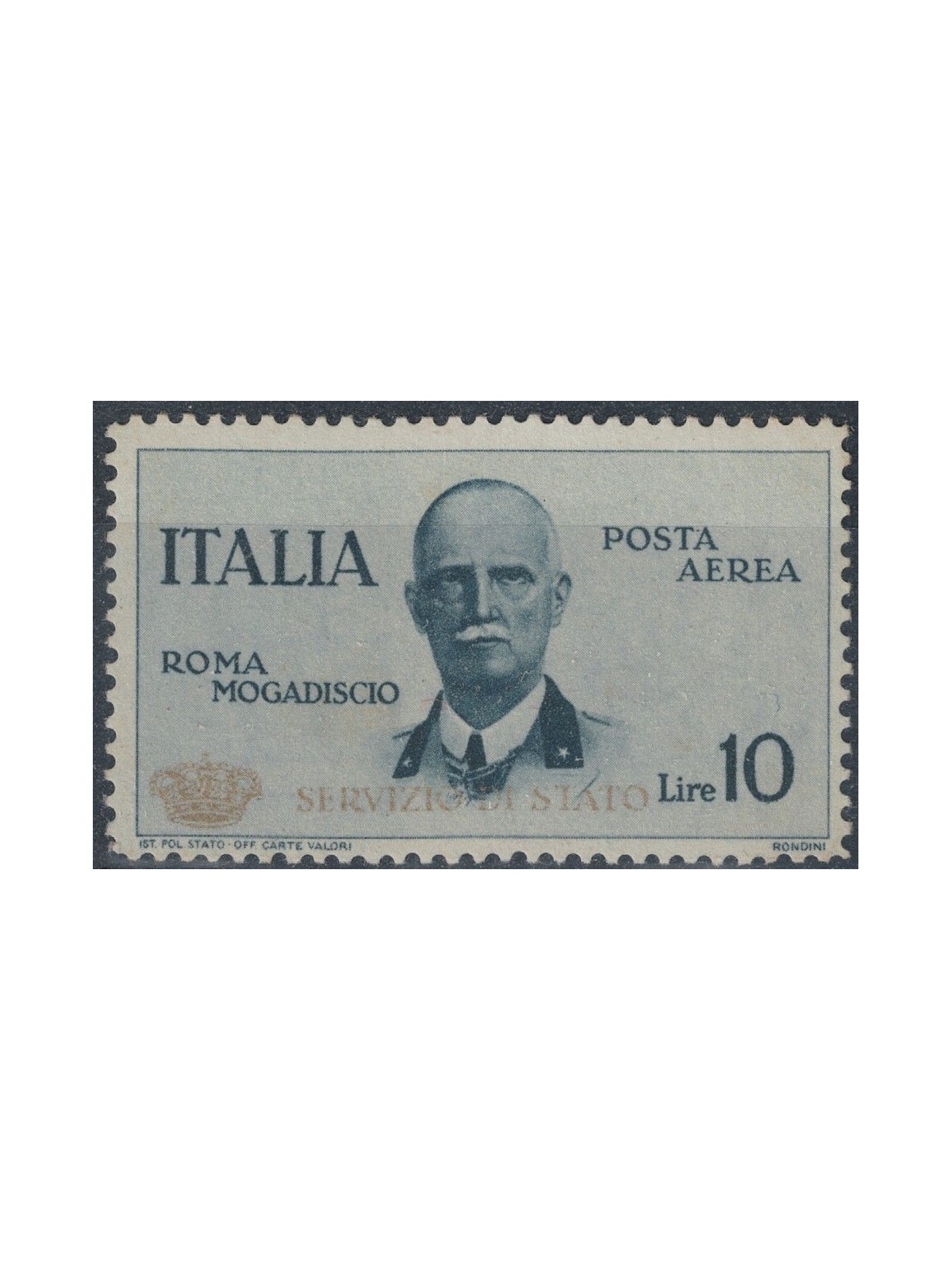ITALY KINGDOM 1934 State Service, MH* crown