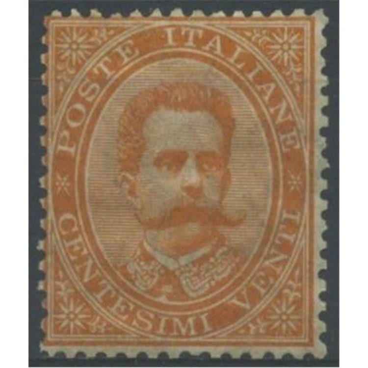 ITALY KINGDOM 1879 Umberto I 20c orange MNH**