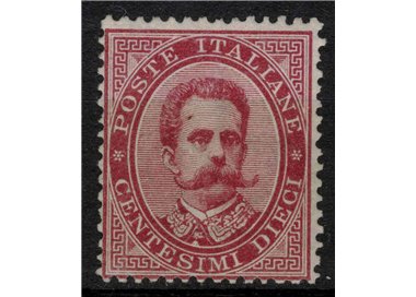 ITALIA REGNO 1879 Umberto I 10c carminio MNH** ©