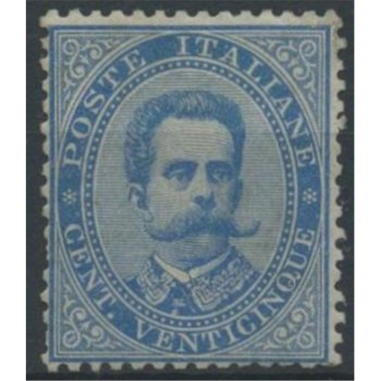 ITALY KINGDOM 1879 Umberto I 25c blue MNH**