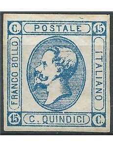 ITALIA REGNO 1863 15c litografico (II tipo) MNH**