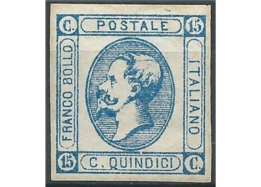 ITALY KINGDOM 1863 15c lithographic (II type) MNH**